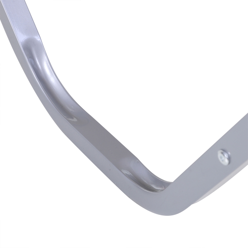 Outsunny Sezlong din aluminiu, sezlong pentru gradina cu spatar reglabil pe 5 pozitii, 163x58.5x91cm, crem