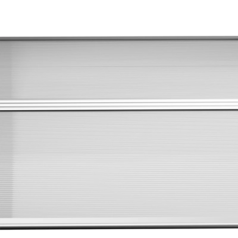 Outsunny Copertina moderna din policarbonat, 110x60x18 cm, gri(m-8)
