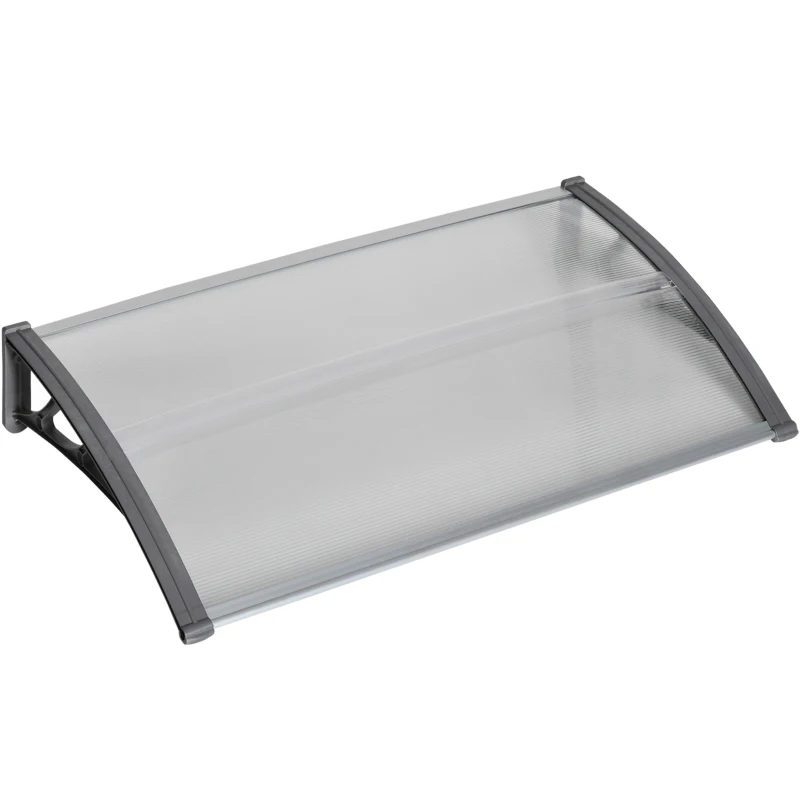 Outsunny Copertina moderna din policarbonat, 110x60x18 cm, gri(m-10)