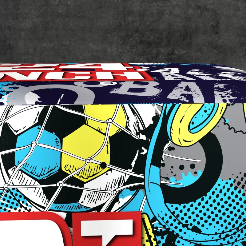 SPORTNOW Plyo Box 3 Altezze Jumping Box Antiscivolo per Casa e Palestra, 76x61x51cm, Multicolore