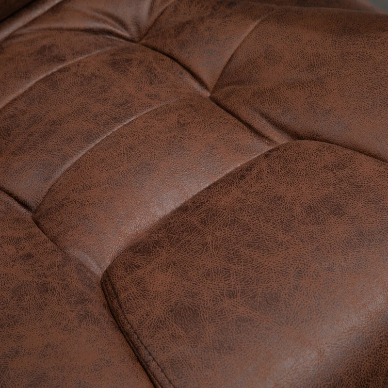 Vinsetto Heated 6 Points Vibration Massage Executive Office Chair Adjustable Swivel Ergonomic High Back Desk Chair Recliner with Footrest Brown(m-10)