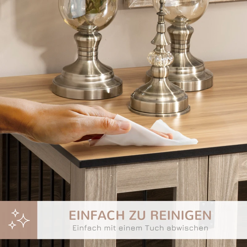 PawHut klatka dla psa klatka klatka dla zwierząt domowych z wyjmowanym przegrodą dom dla psa