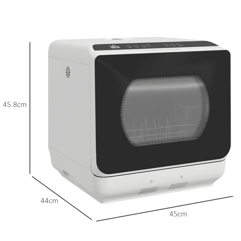 HOMCOM Multi-Program 6L Tabletop Dishwasher(m-3)