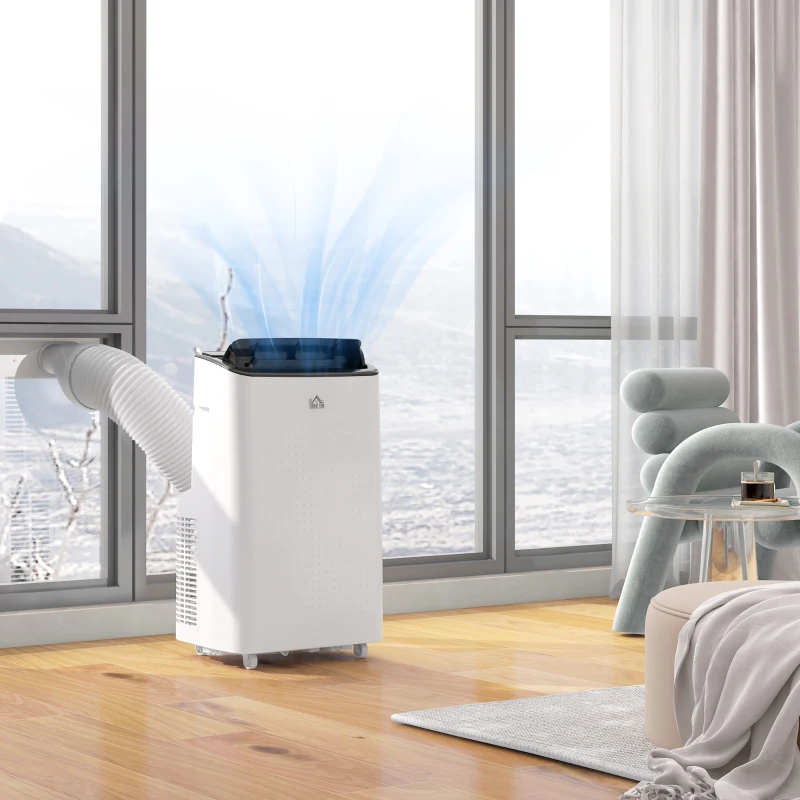 HOMCOM 12000 BTU App-Controlled Mobile Air Conditioner - White