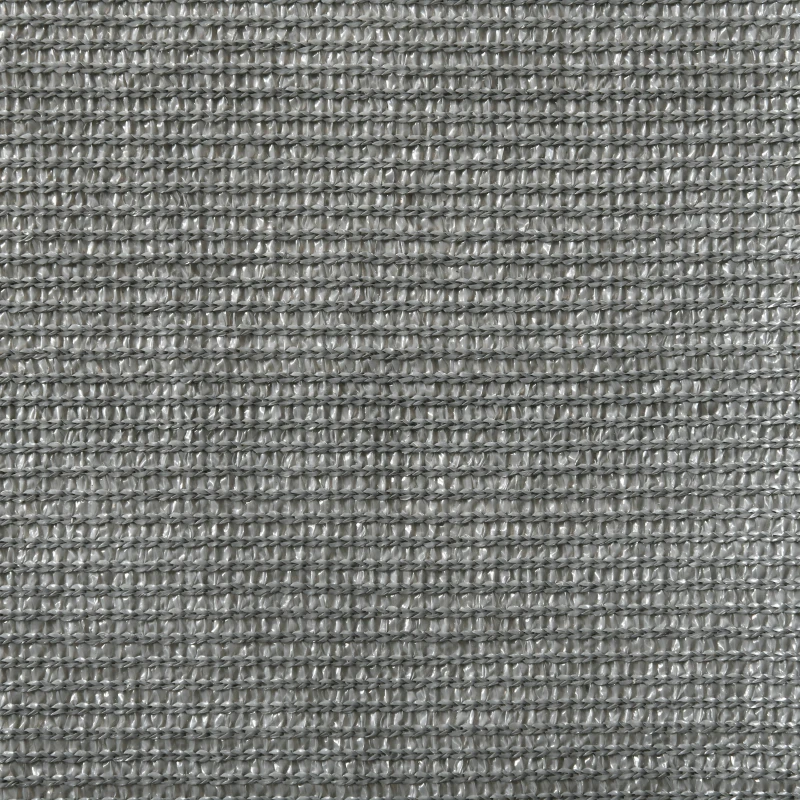 Outsunny 5 x 4m Sun Shade Sail HDPE Rectangle Canopy Outdoor Sunscreen Awning with Mounting Ropes for Garden, Patio, Party, UV Protection, Charcoal Grey