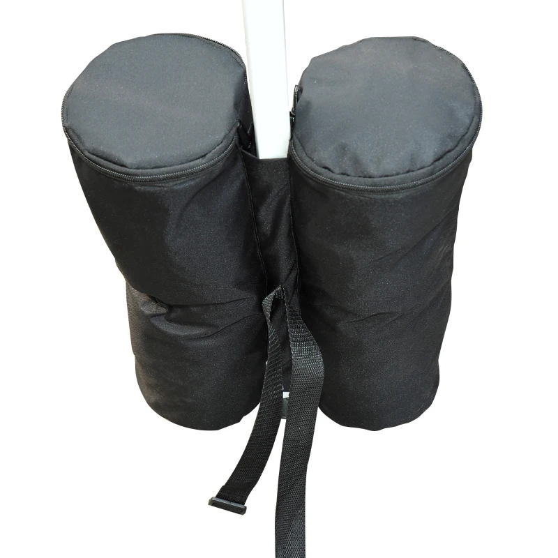 Outsunny 4pcs Gazebo Weight Sand Bags Leg Weights Marquee Tent Canopy Base(m-8)