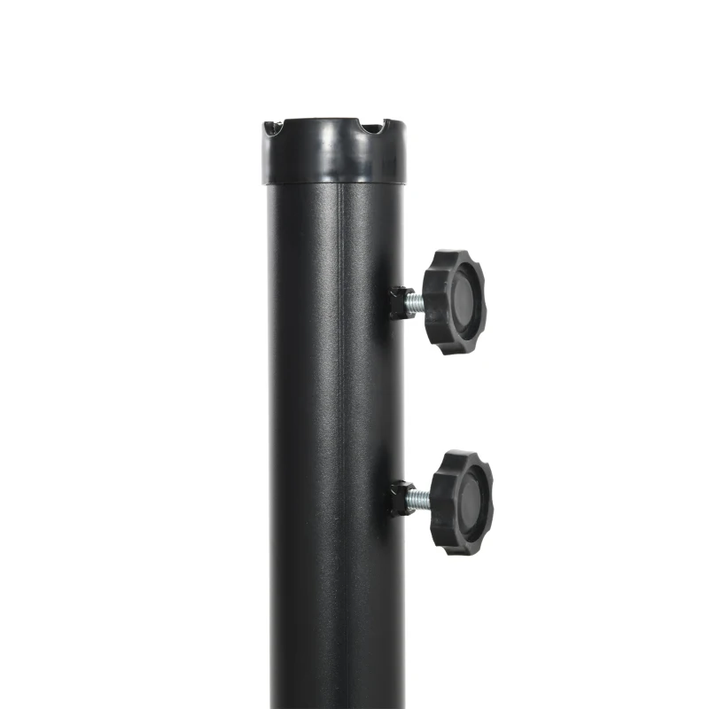 Outsunny Umbrela de Terasa 3(m) cu Consola, Umbrela Rotunda