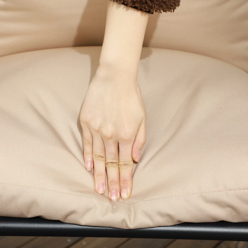 Outsunny Set de Mobilier de Gradina din 4 Piese cu Fotoliu