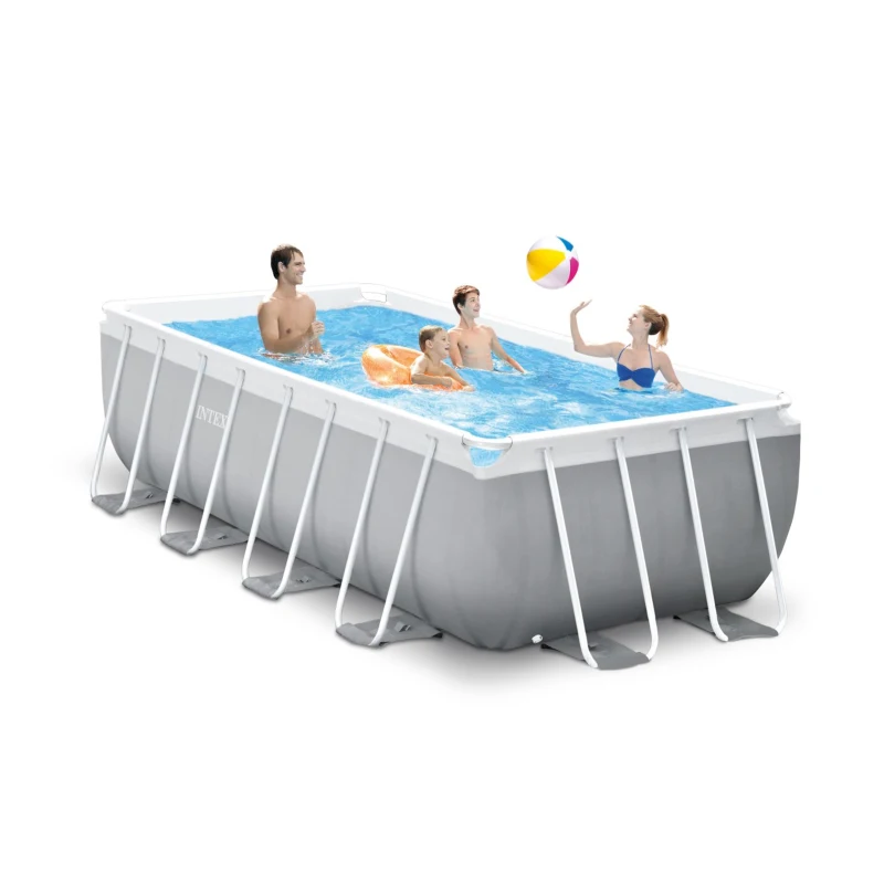 INTEX 26790NP - Piscina Prisma Metal Frame 400X200X122 Cm Con Pompa Filtro