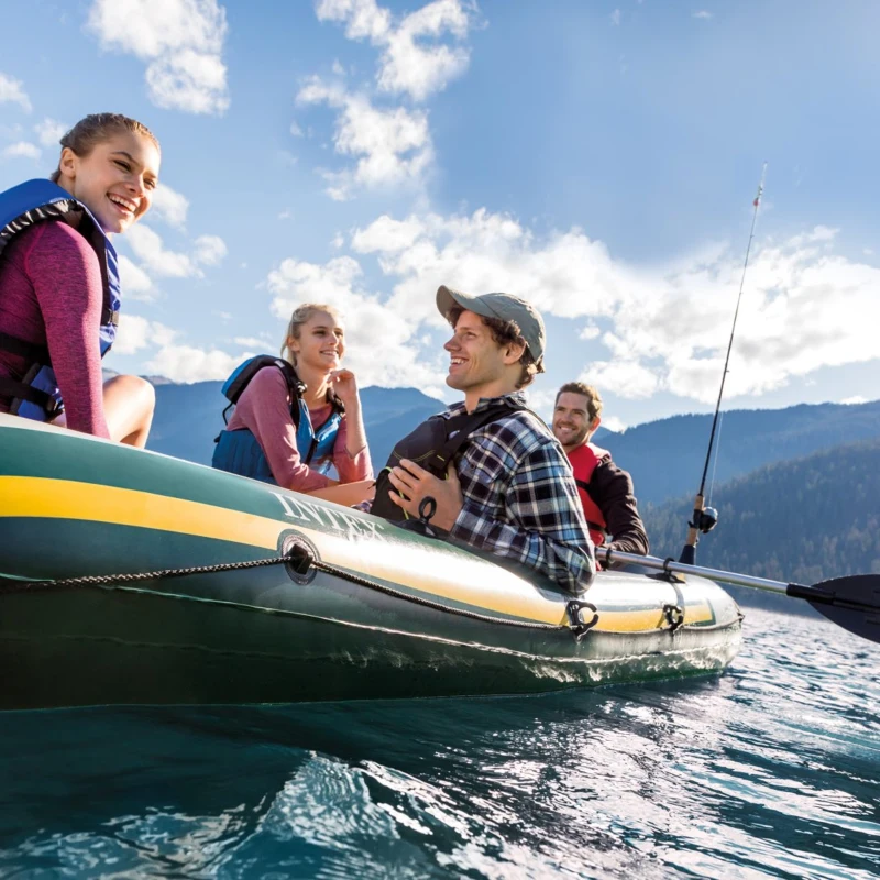 INTEX 68351NP - Canotto Seahawk 4 Set Cm351X145X48