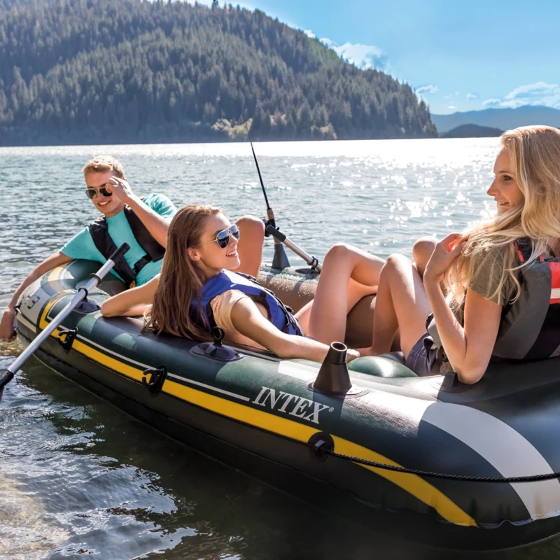 INTEX 68380NP - Canotto Seahawk 3 Set Cm 295X137X43