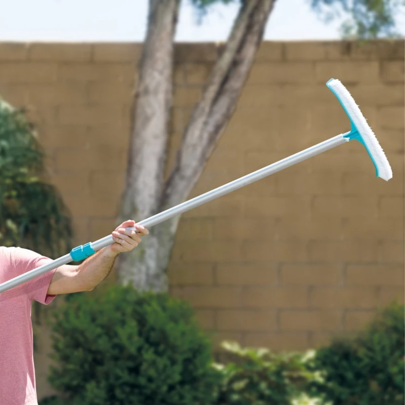 INTEX 29053 - Spazzola Angolare per pareti e fondo Piscina 406Mm