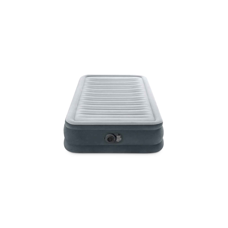 INTEX 67766ND - Materasso Casa Singolo Dura Beam Tecnologia Fiber-Tech Con Pompa Elettrica Incorporata Cm 99X191X33