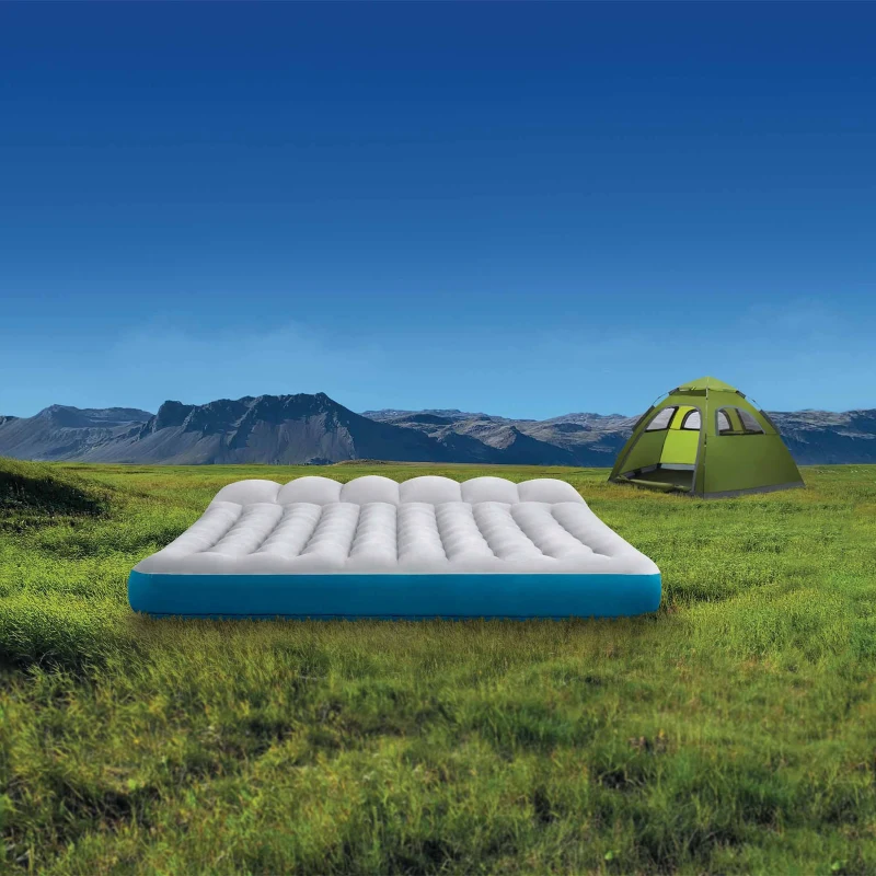 Intex 67999 - Materasso Gonfiabile Camping Laminato, 127x193x24 cm