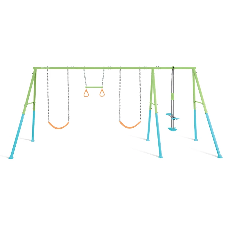 INTEX 44130 - Altalena Colorata 4 Componenti Cm 457 (L) X 244 (P) X 201 (H)