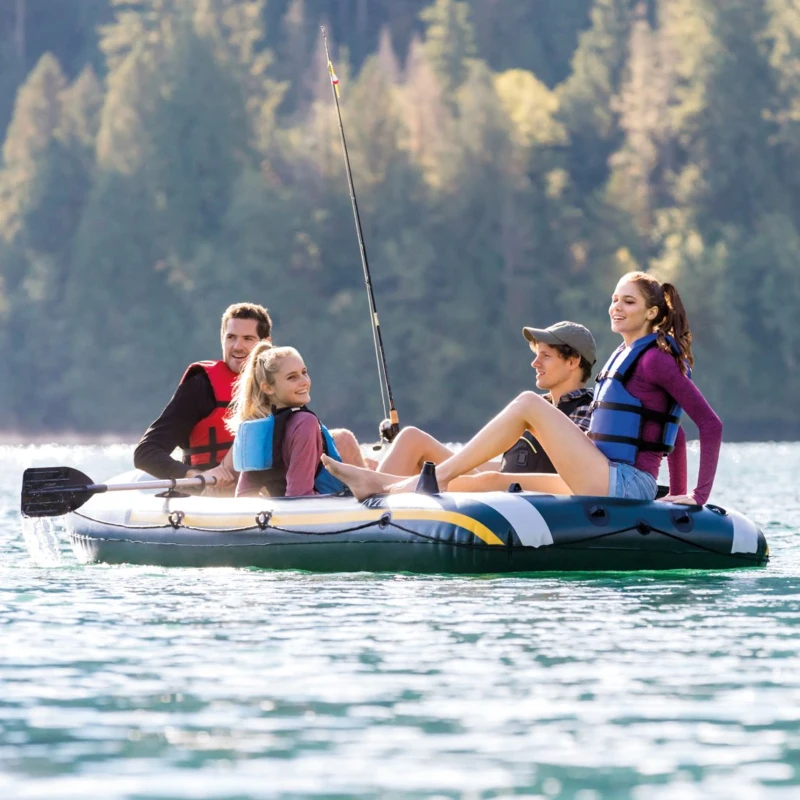 INTEX 68351NP - Canotto Seahawk 4 Set Cm351X145X48