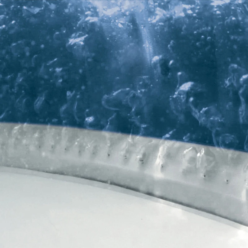 INTEX 28432EX - Purespa Plus Bubble Massage Set Navy 216X71Cm 6 Posti Con Pompa, Riscaldatore, Sistema Di Purificazione Acqua, 170 Getti, Telo Base, Telo Copertura, Dispenser Di Cloro, 2 Poggia Testa