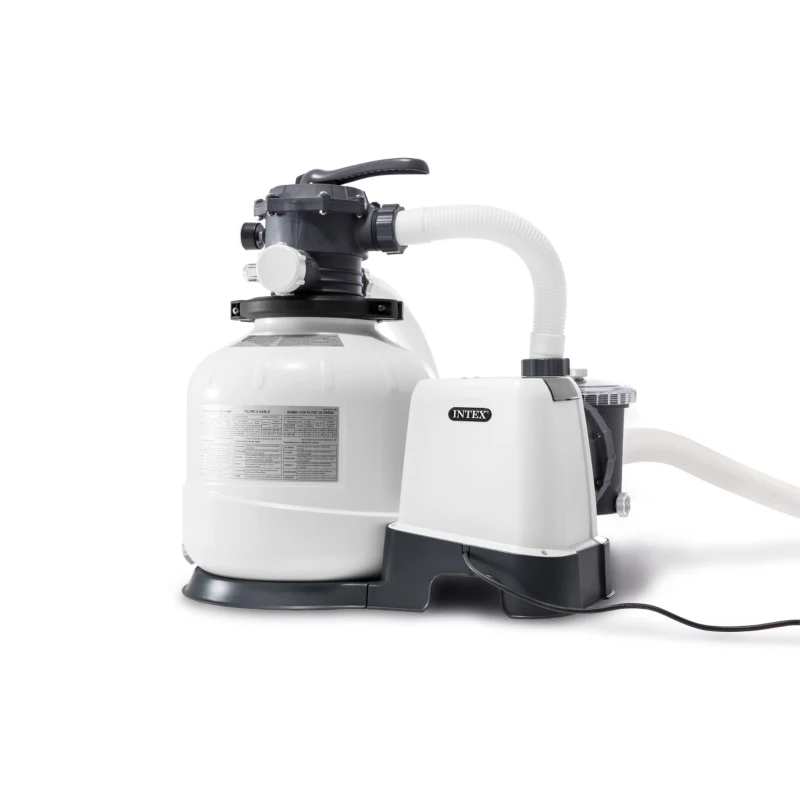 INTEX 26340NP - Piscina Ultra Xtr Frame 732X132 Cm Pompa A Sabbia, Scaletta Doppia, Telo Base, Copertura