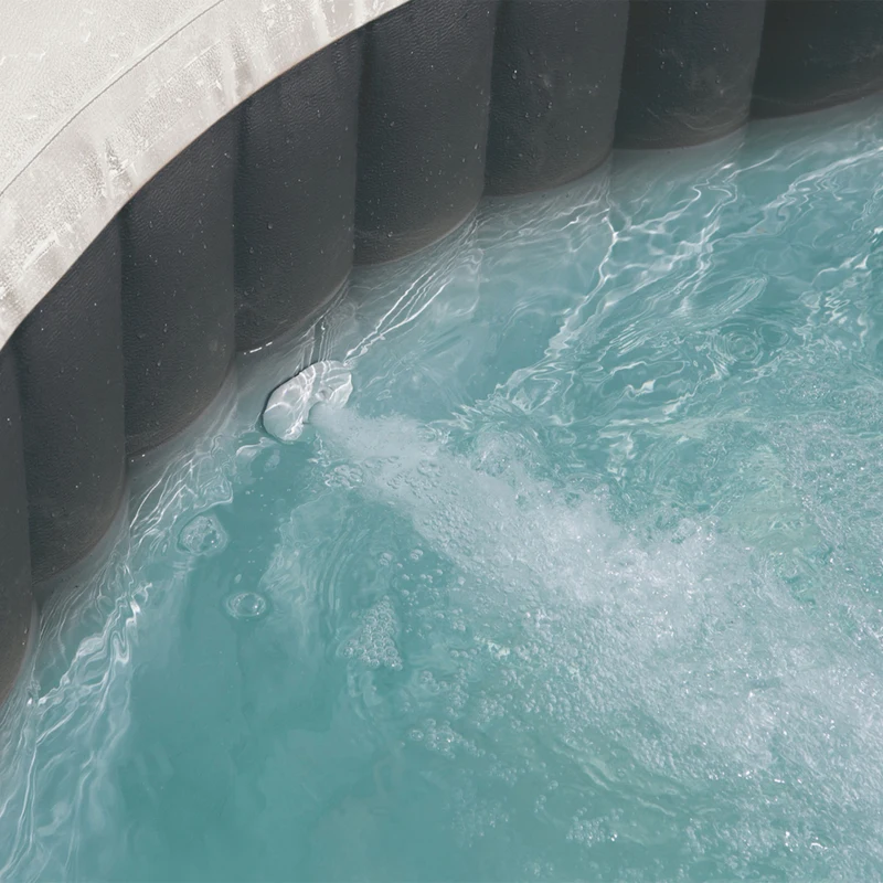 INTEX 28458EX - Pure Spa™ Bubble E Jet Massage Deluxe Ottagonale 201X71 Cm 4 Posti Con Pompa, Riscaldatore, Sistema Purificazione Acqua, Clorinatore, 2 Poggia Testa