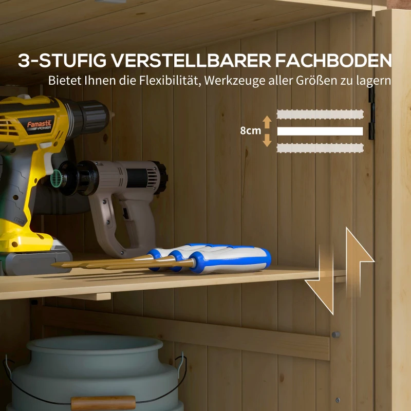 Outsunny Outdoor Opbergbox Tuinbox Kussenbox, weerbestendig, met asfaltdak, 77,5 cm x 88 cm x 90 cm, Donkergrijs(m-4)