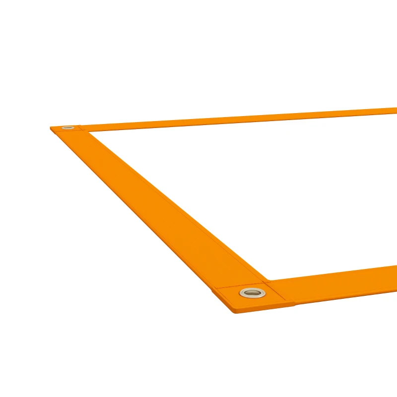 PawHut Honden-Agility-Set Hondenparcours, 1 Ring, 1 Horden, 1 Slalom-Set, 352 cm x 66 cm x 69 cm, Blauw + Rood