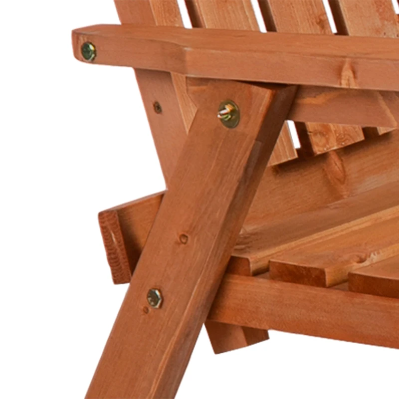 Outsunny 2-Seater Fir Wood Bench w/ Centre Table(m-8)