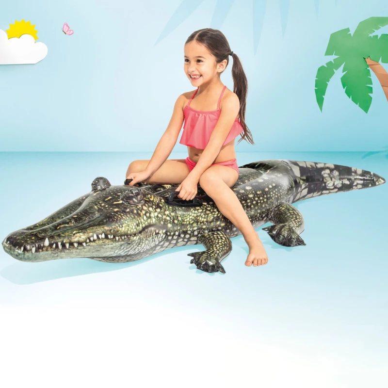 INTEX 57551NP - Cavalcabile Vero Alligatore 170X86 Cm