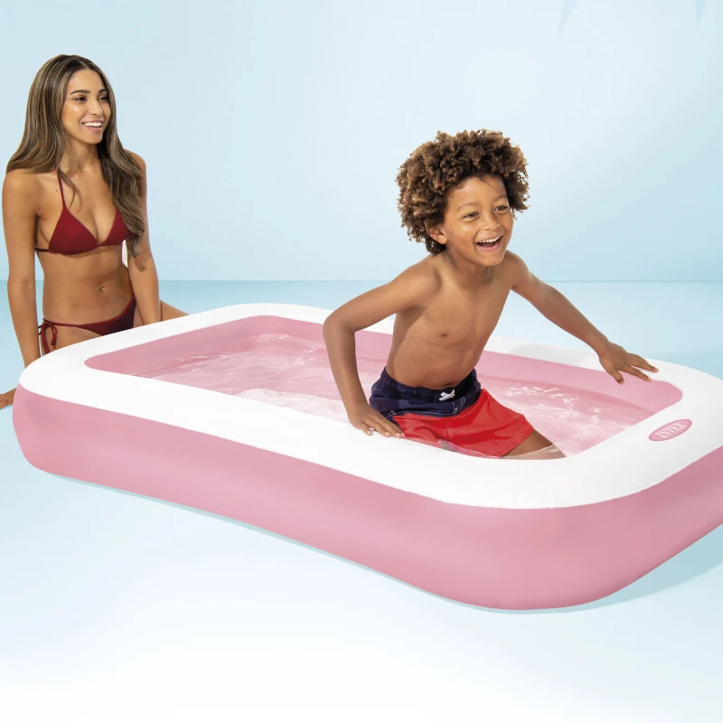 INTEX 58423NP - Piscina Rettangolare 166X100X25Cm)