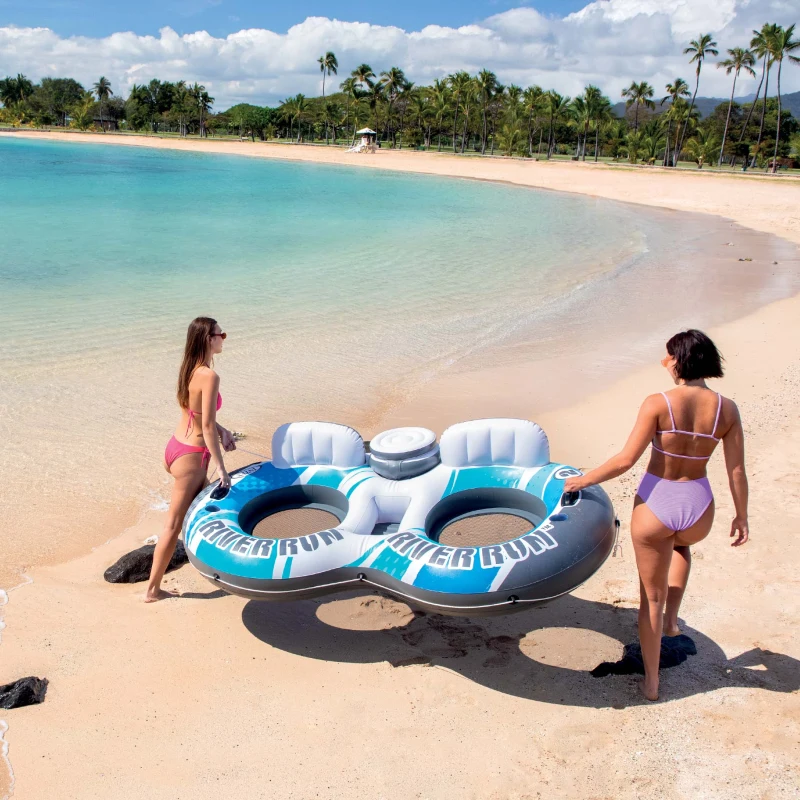 INTEX 56827EU - Ciambella Doppia River Run 2 Cm 243X157