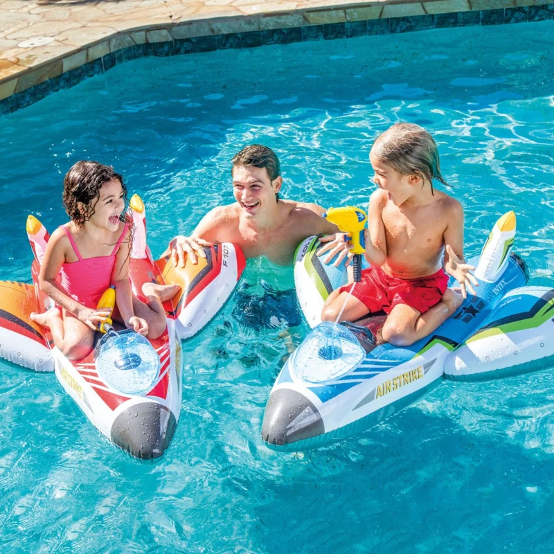 INTEX 57536NP - Cavalcabile Acquascooter Con Pistola Ad Acqua Cm 117X117