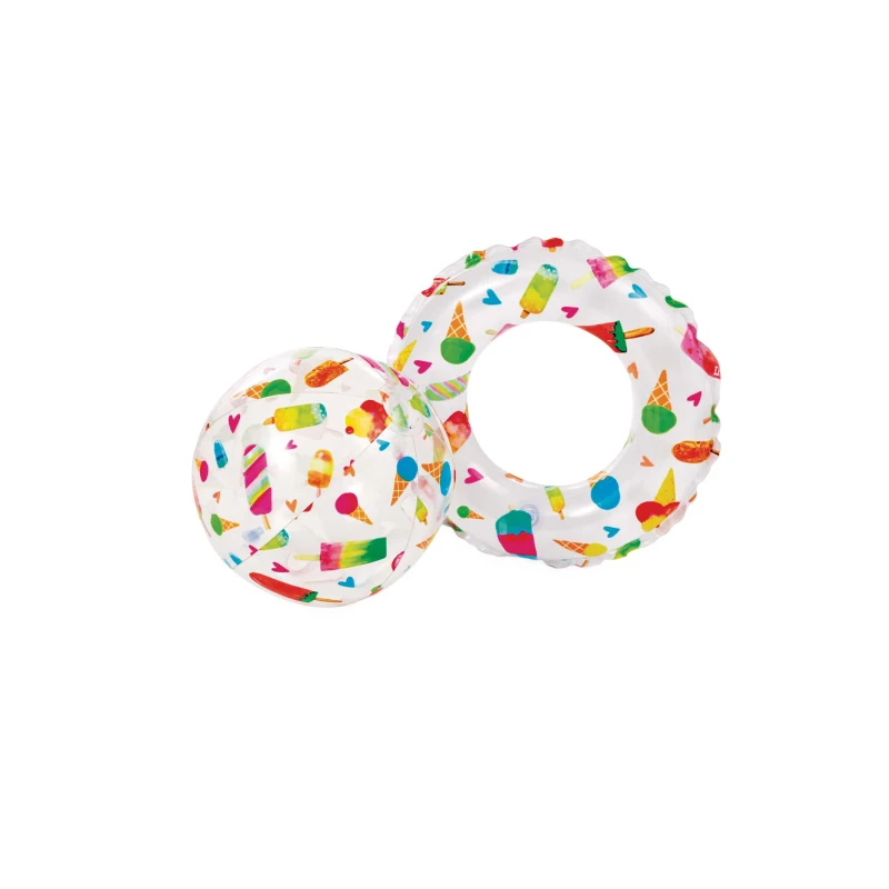 INTEX 59460NP - Set Piscina/Palla/Salvagente Stars