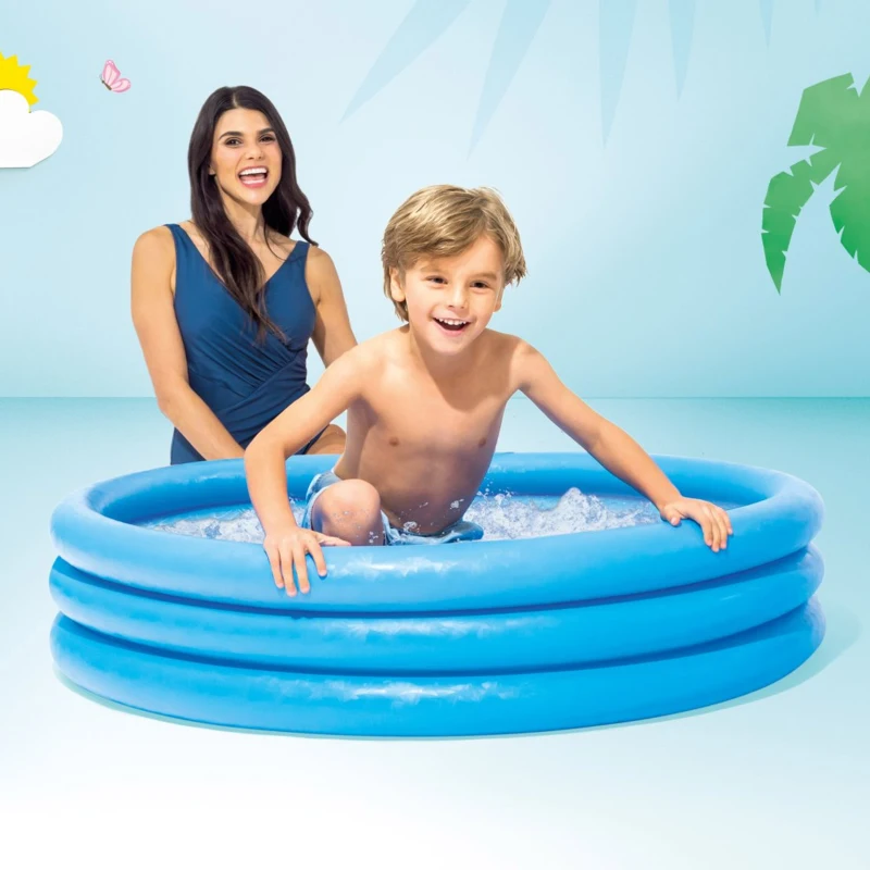 INTEX 59416NP - Piscina Crystal Blu Piccola Cm 114X25