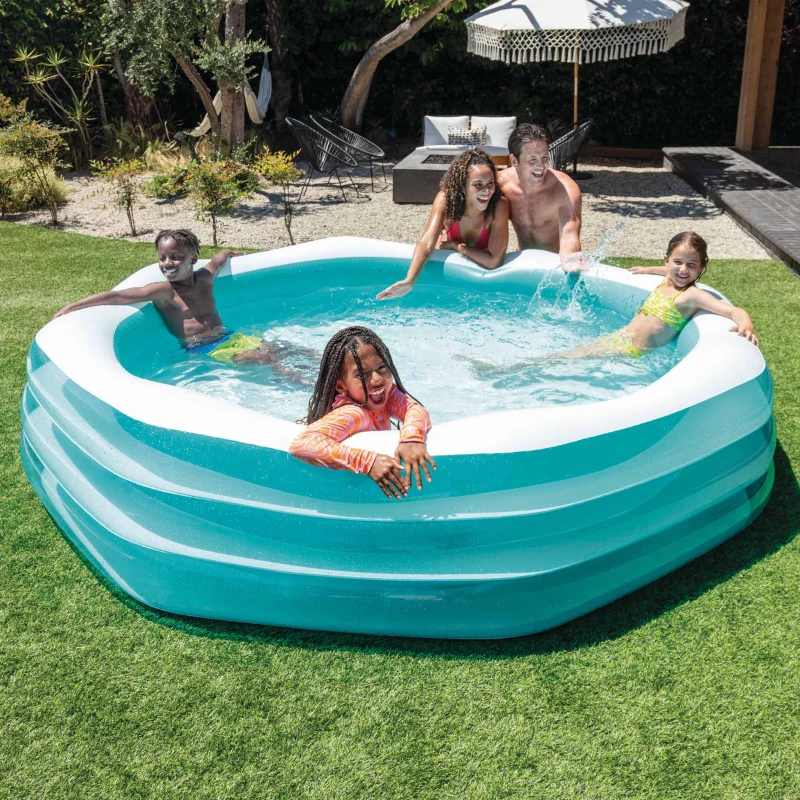 INTEX 58492NP - Piscina Family Ottagonale Cm 254X254X56