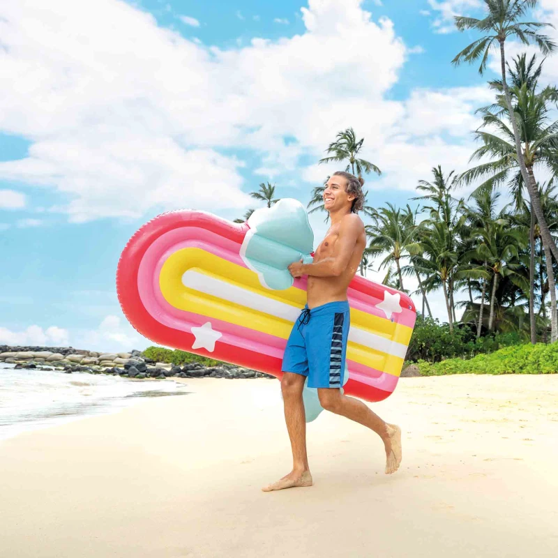 INTEX 58729EU - Materassino Rainbow Cm 175X117X20