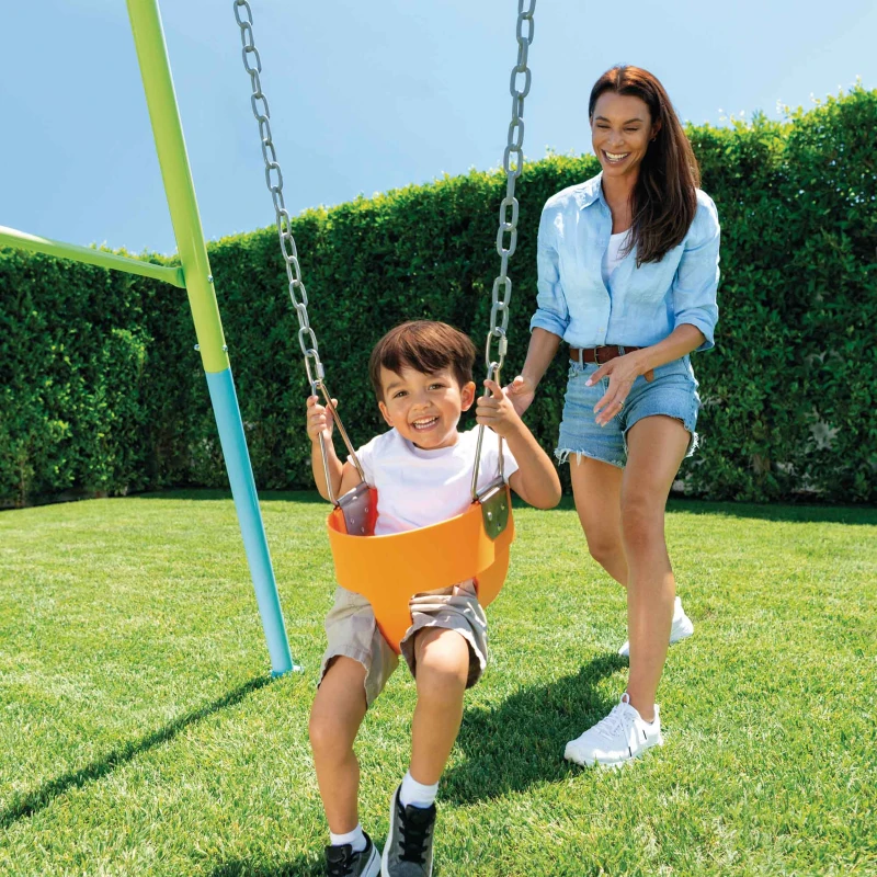 INTEX 44113 - Altalena Verde E Blu Cm 178X244X201, 1 Componente (Altalena)