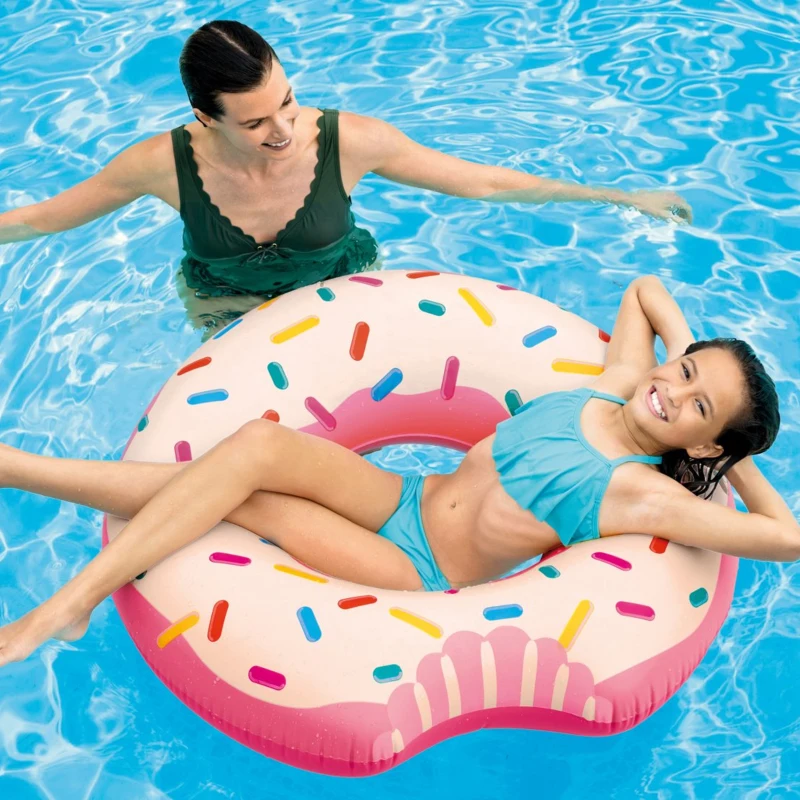 INTEX 56265NP - Salvagente Donut Arcobaleno Cm 94X23 Cm