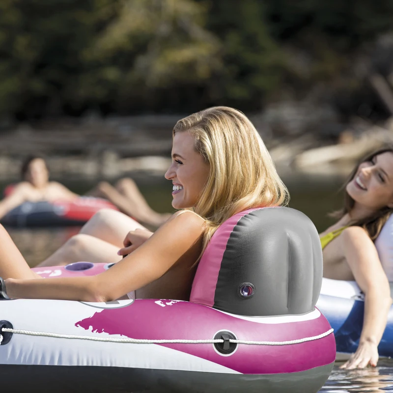 INTEX 56824EU - Ciambellona River Run Rosa Cm 135