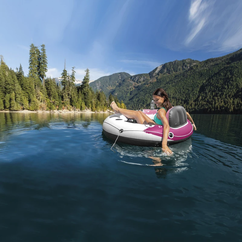 INTEX 56824EU - Ciambellona River Run Rosa Cm 135