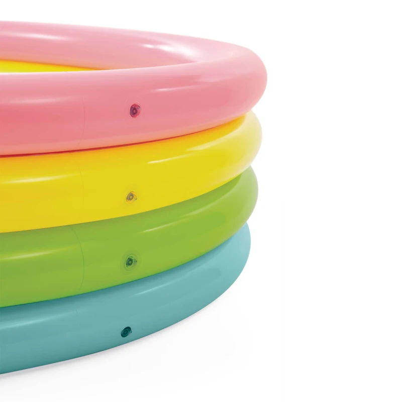 INTEX 56441NP - Piscina 4 Anelli Arcobaleno Cm 168X46