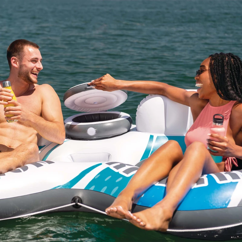 INTEX 56827EU - Ciambella Doppia River Run 2 Cm 243X157