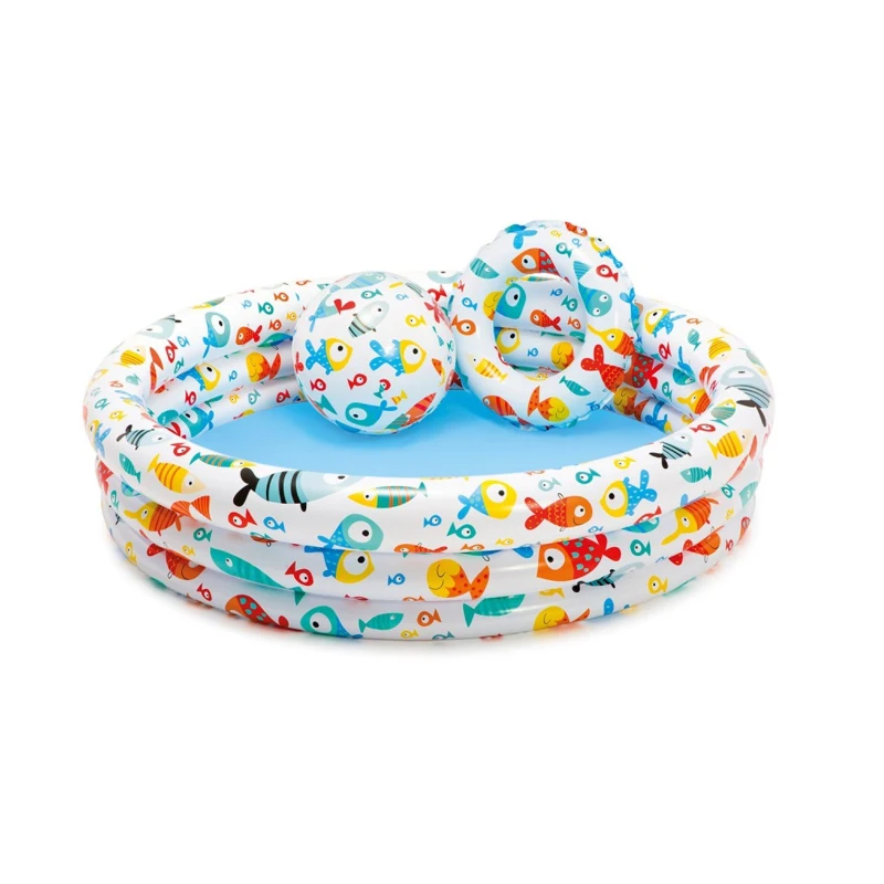 INTEX 59469NP - Set Piscina/Palla/Salvagente Pesci