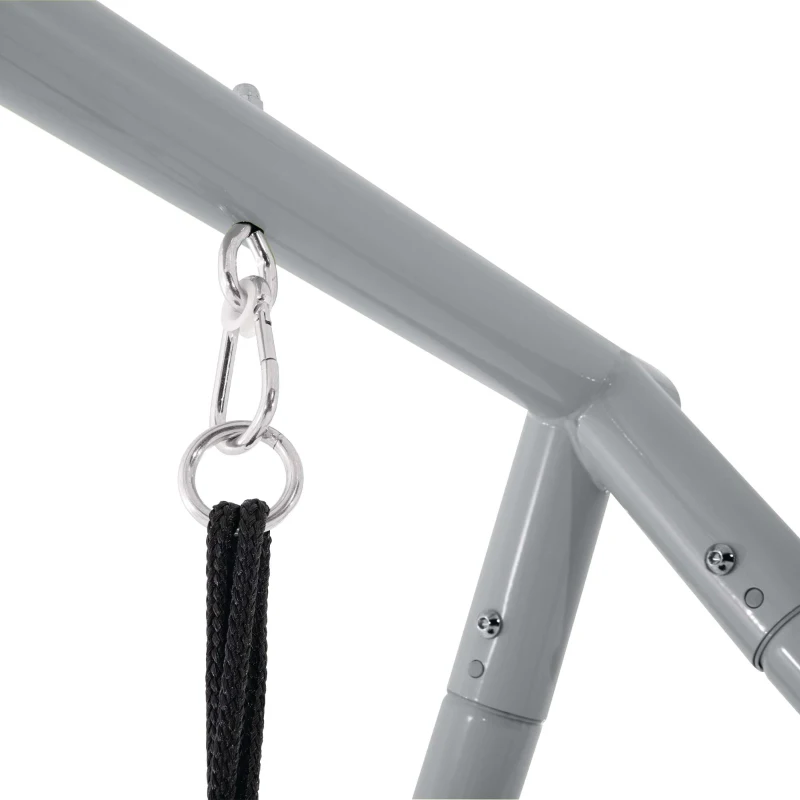 INTEX 44152 - Altalena Grigia Cm 467X244X201, 5 Componenti (Scivolo, Dondolo Ottagonale, 2 Altalene, Dondolo Con Poggia Piedi)