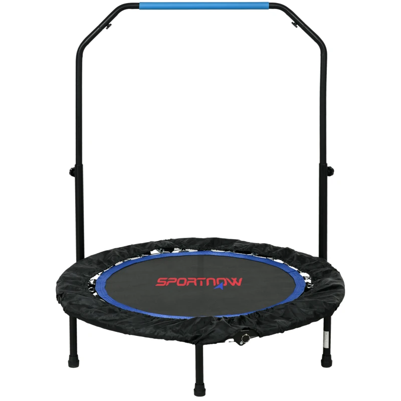 COSTWAY Cama Elástica Plegable 101 Cm Con 2 Bandas De Resistencia Trampoln Elstico Con Empuadura Regulable En Altura Carga 150 Kg 48009555