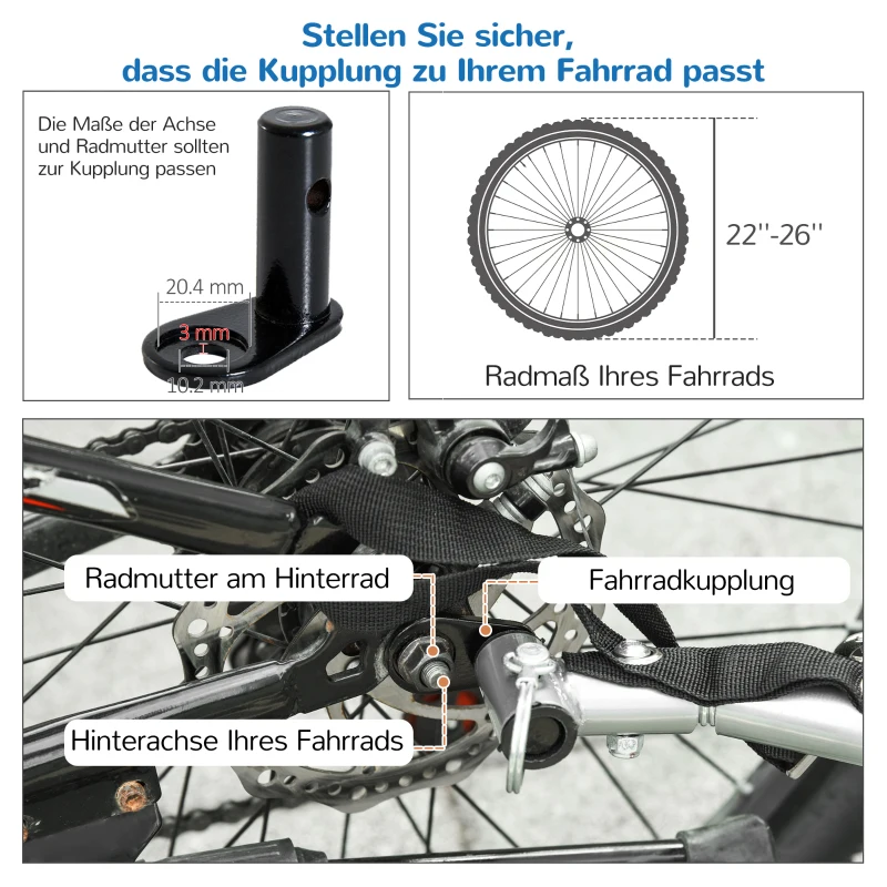 HOMCOM przyczepka rowerowa przyczepka do wożenia dzieci przyczepka rowerowa dla 2 dzieci ochrona przed deszczem niebieski