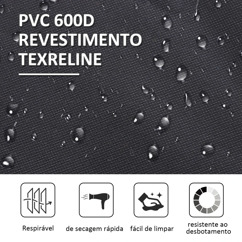 Outsunny Cama de Campismo Dobrável com 1 Bolso Lateral Bolsa de Transporte e Estrutura de Aço  190x68x52 cm Preto