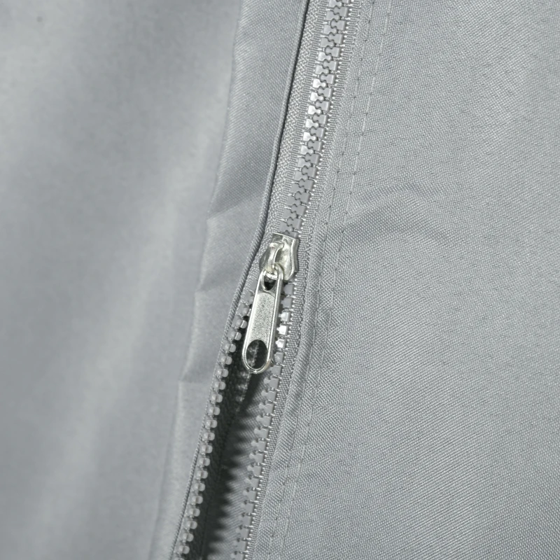 Outsunny 4 Pack Universal Gazebo Replacement Sidewalls Privacy Panel for Most 3 x 4m Gazebo Canopy Pavillion Outdoor Shelter Curtains Accessories Light Grey