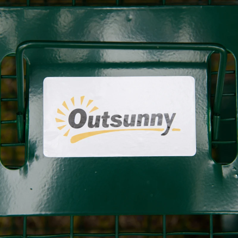 Outsunny Pułapka na żywo do zwierząt, precyzyjny mechanizm łapania, 60 x 18 x 20 cm, zielona