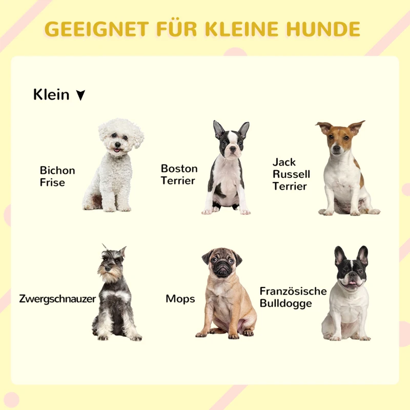 PawHut hondenhok, dennenhout, hondenhok, huisje voor kleine dieren met asfaltdak, buiten(m-4)