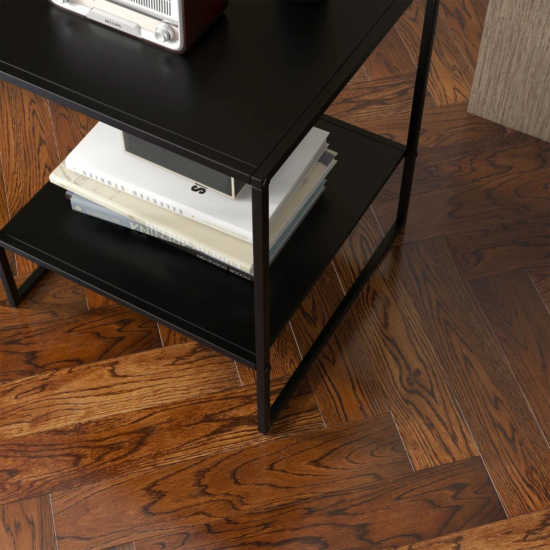 HOMCOM Stolik pomocniczy z półką