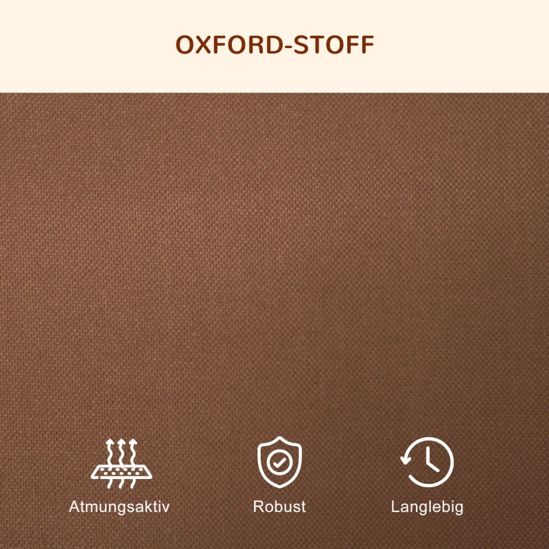 PawHut Hundebett Outdoor Hundeliege bis 30 kg mit Ersatzbezug 110 x 68 x 20 cm